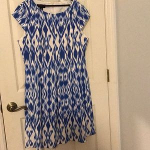 Fit & flare dress hits little lower than the knee